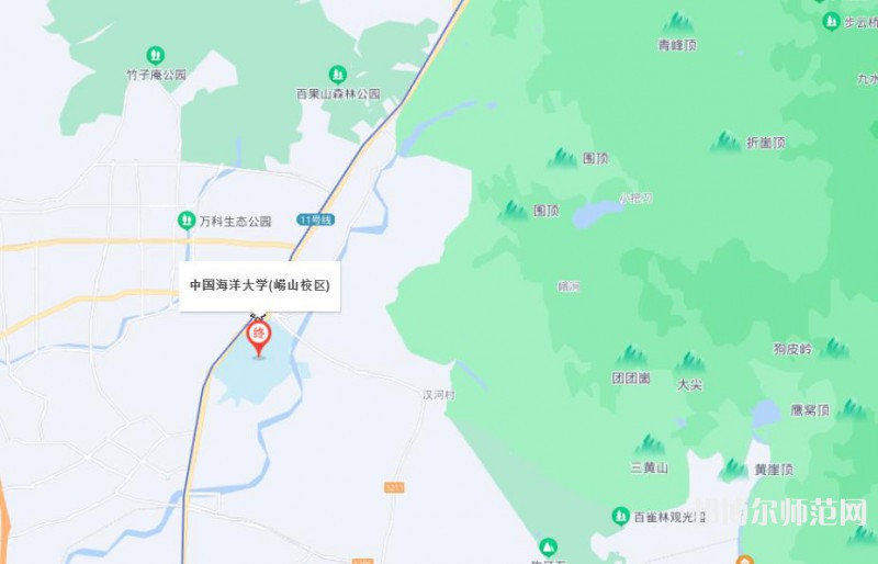 中國(guó)海洋師范大學(xué)嶗山校區(qū)2023年地址在哪里 