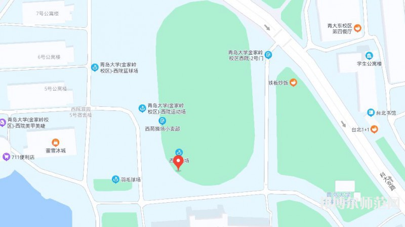 青島師范大學金家?guī)X校區(qū)2023年地址在哪里 