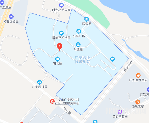 廣安職業(yè)技術師范學院2023年地址在哪里